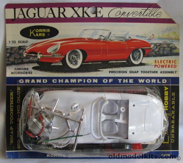 Korris Kars 1/25 Jaguar XKE Convertible - Motorized, 6500